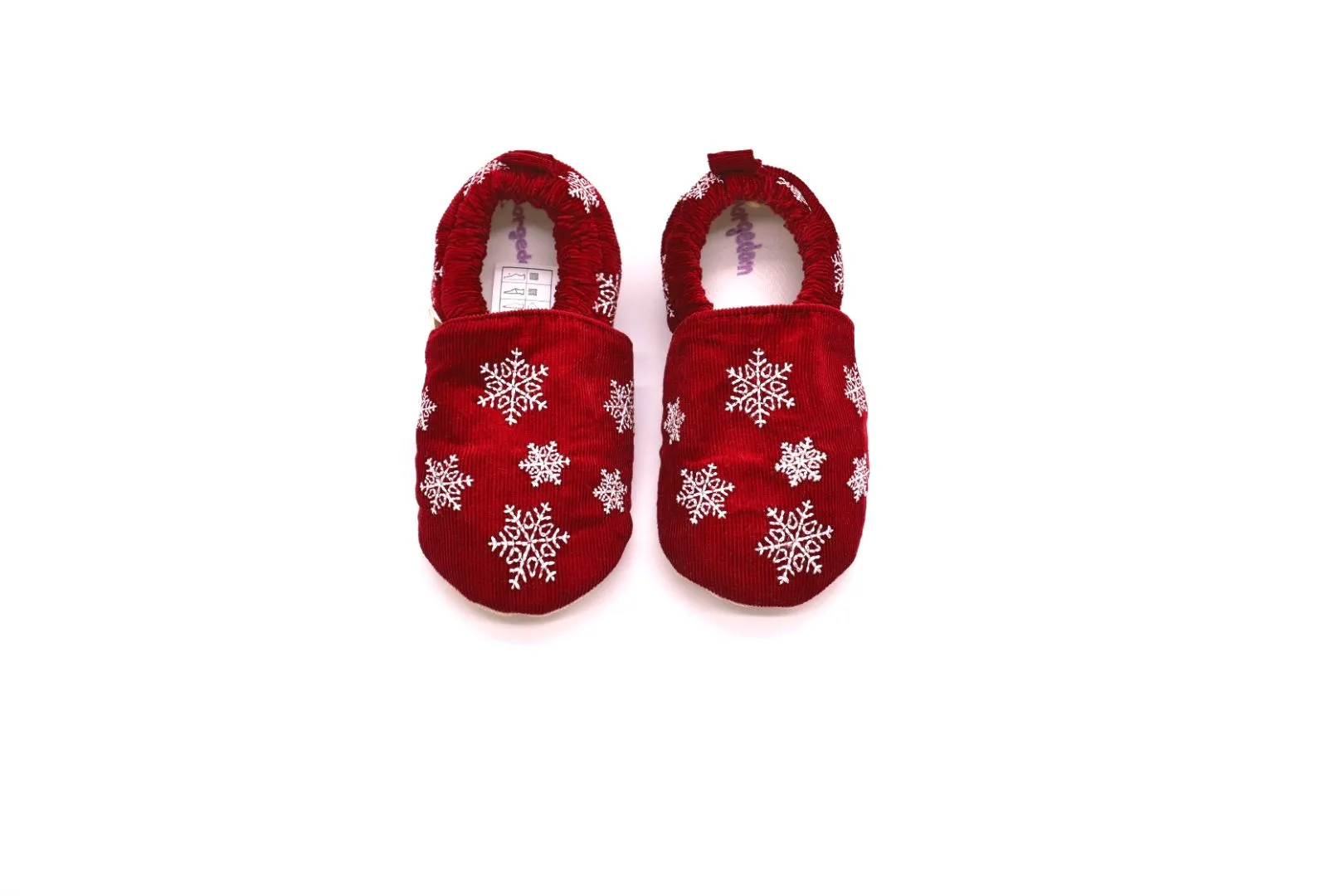 Non-Slip Moccasins - Velvet Christmas