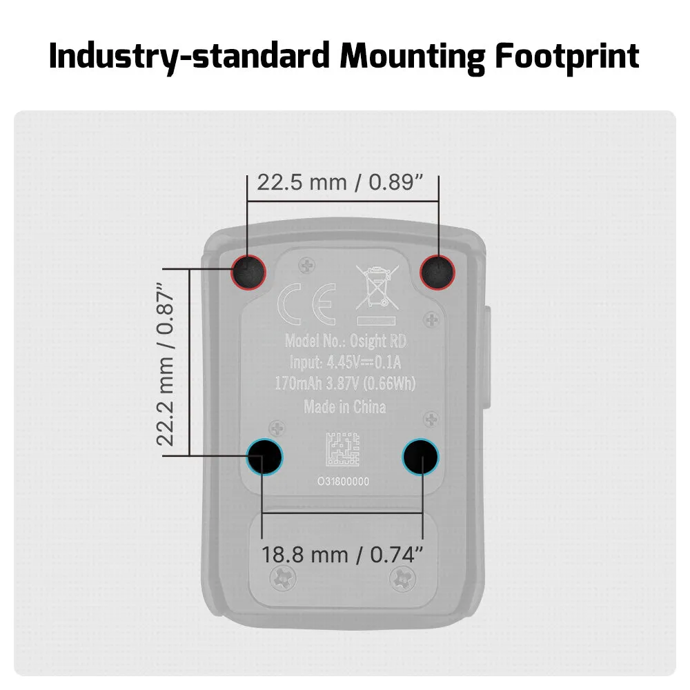 Olight Osight 3 MOA Red or Green Dot Sight with Magnetic Charging Cover