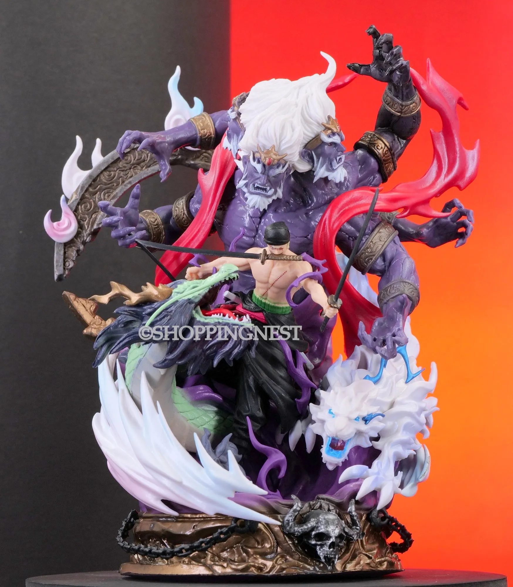 One Piece Roronoa Zoro demon dragon god The mythological asura Action Figure | 20 CMS |