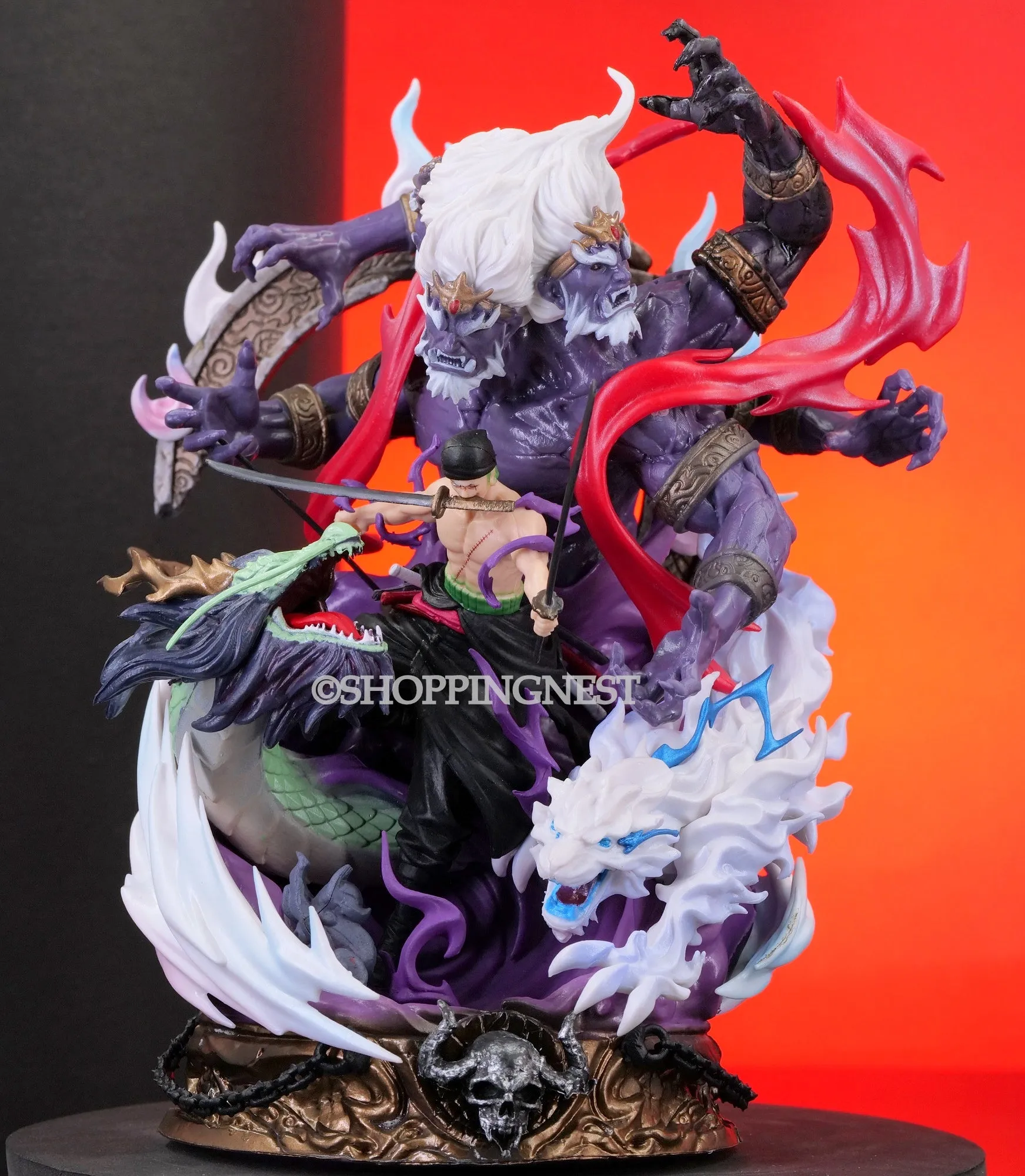 One Piece Roronoa Zoro demon dragon god The mythological asura Action Figure | 20 CMS |