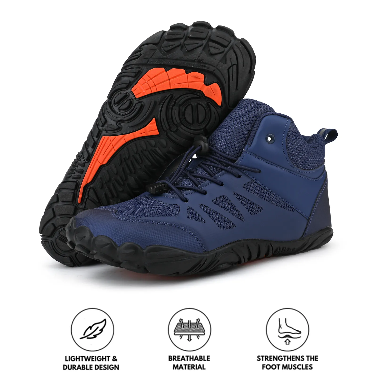 Outdoor Breathable Casual Lightweight Sports Hiking Shoes Non-slip Barefoot Shoe (Unisex)