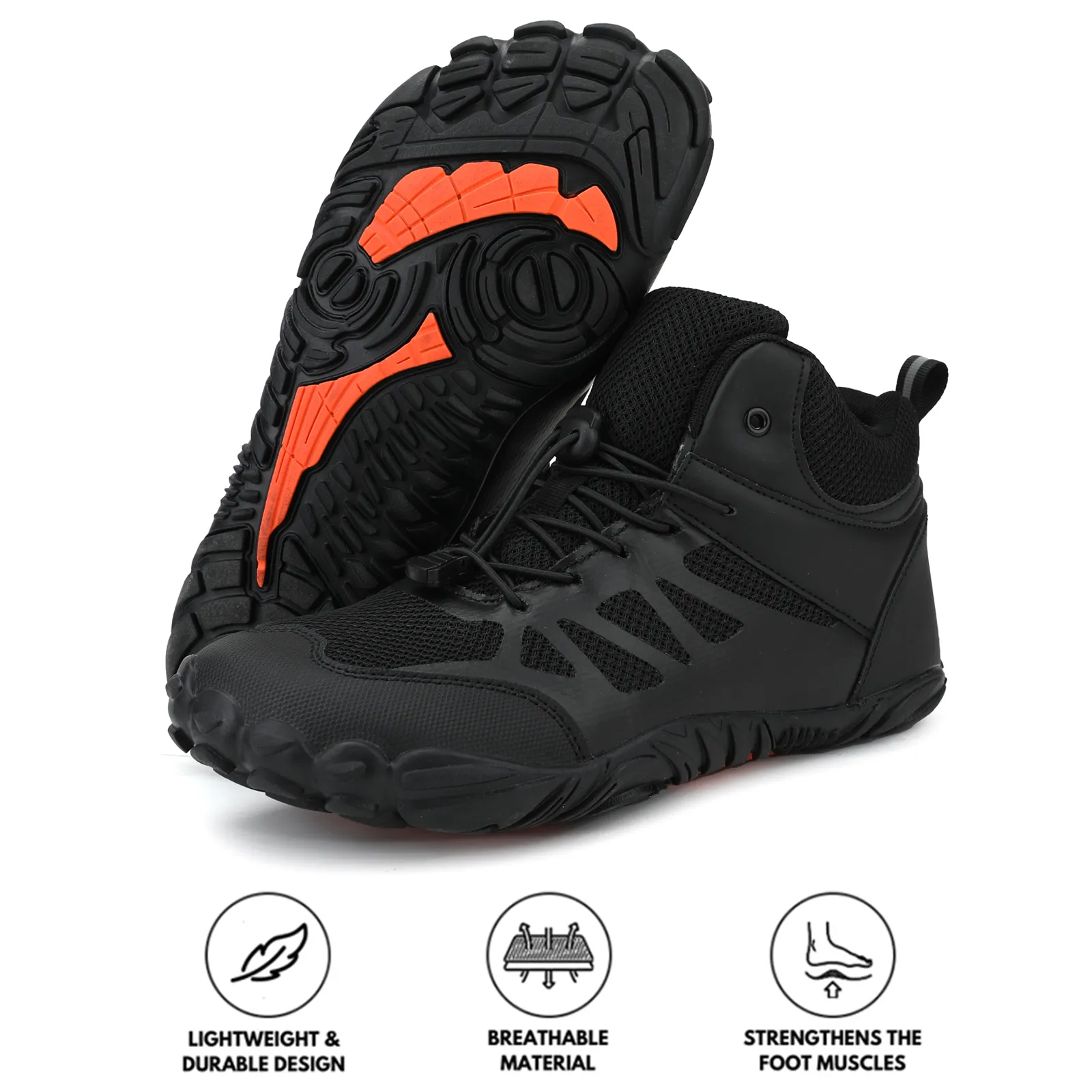 Outdoor Breathable Casual Lightweight Sports Hiking Shoes Non-slip Barefoot Shoe (Unisex)