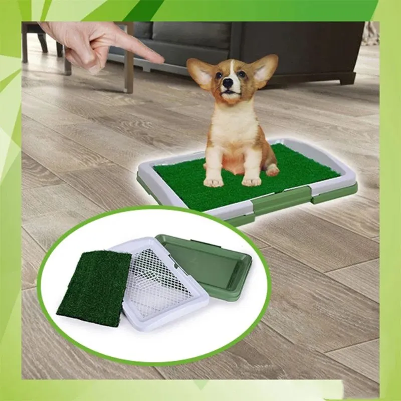 Portable Dog Training Toilet Potty Pet Puppy Litter Toilet Tray Pad Mat For Dogs Cats Easy to Clean Pet Product Indoor