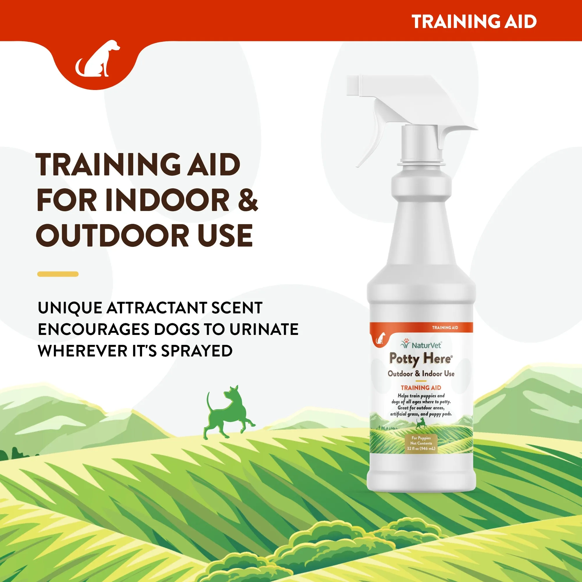 Potty Here® Training Aid Spray