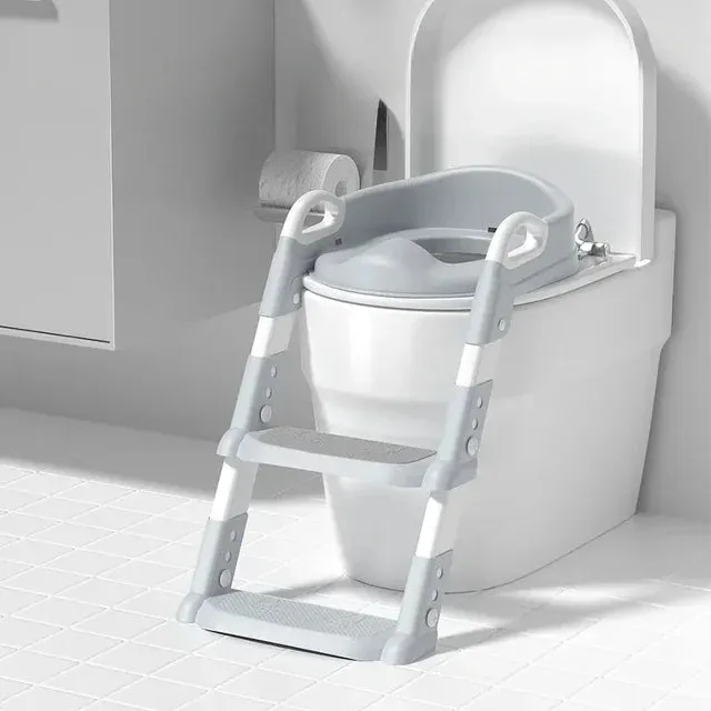 Potty Training Ladder & Toilet Training Seat - Adjustable & Compact