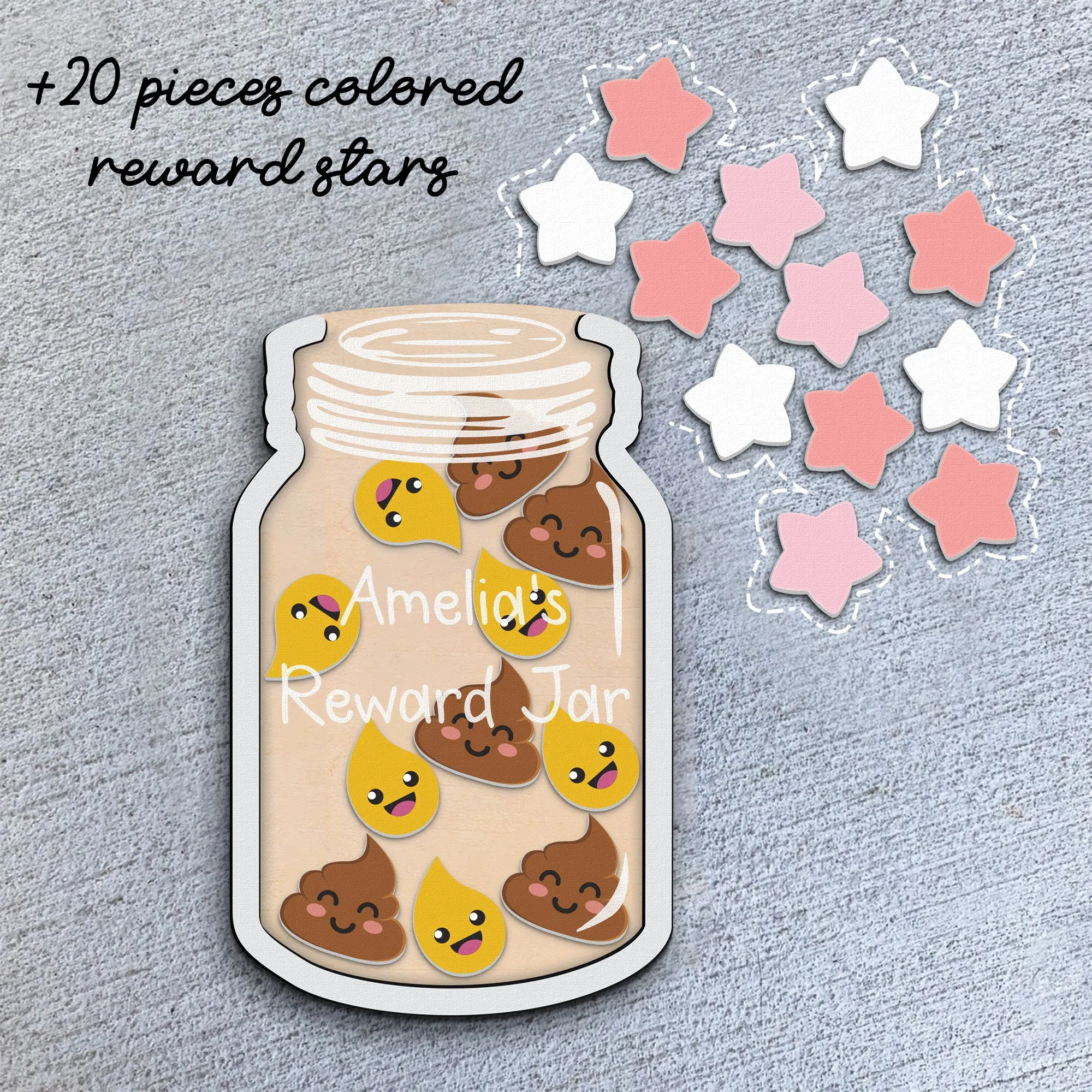 Potty Training Reward Jar for Toddlers PY06