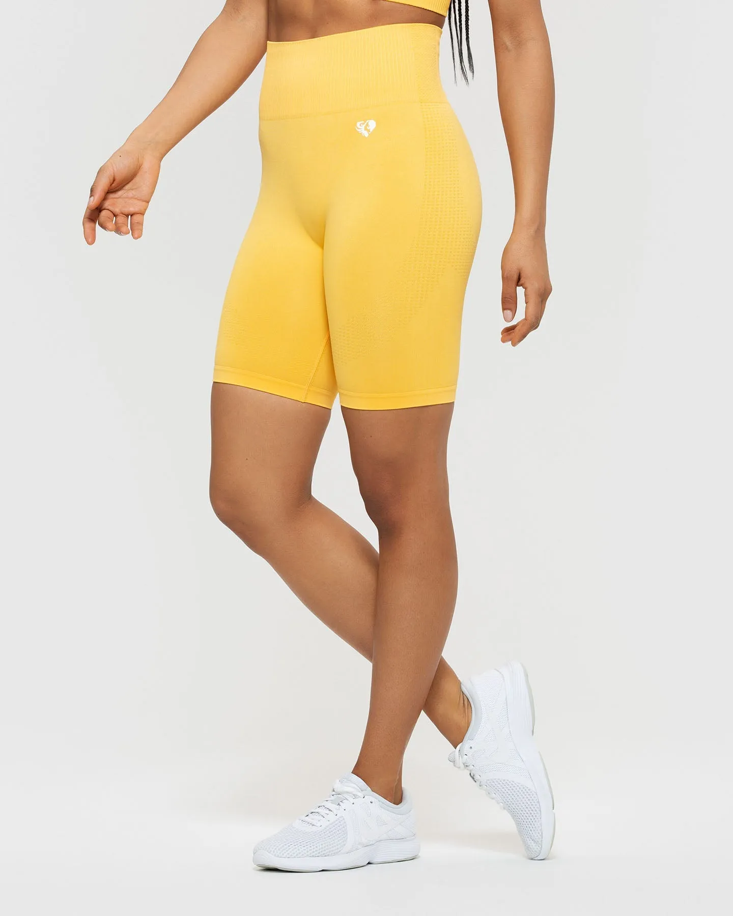 Power Seamless Cycling Shorts | Sorbet Orange