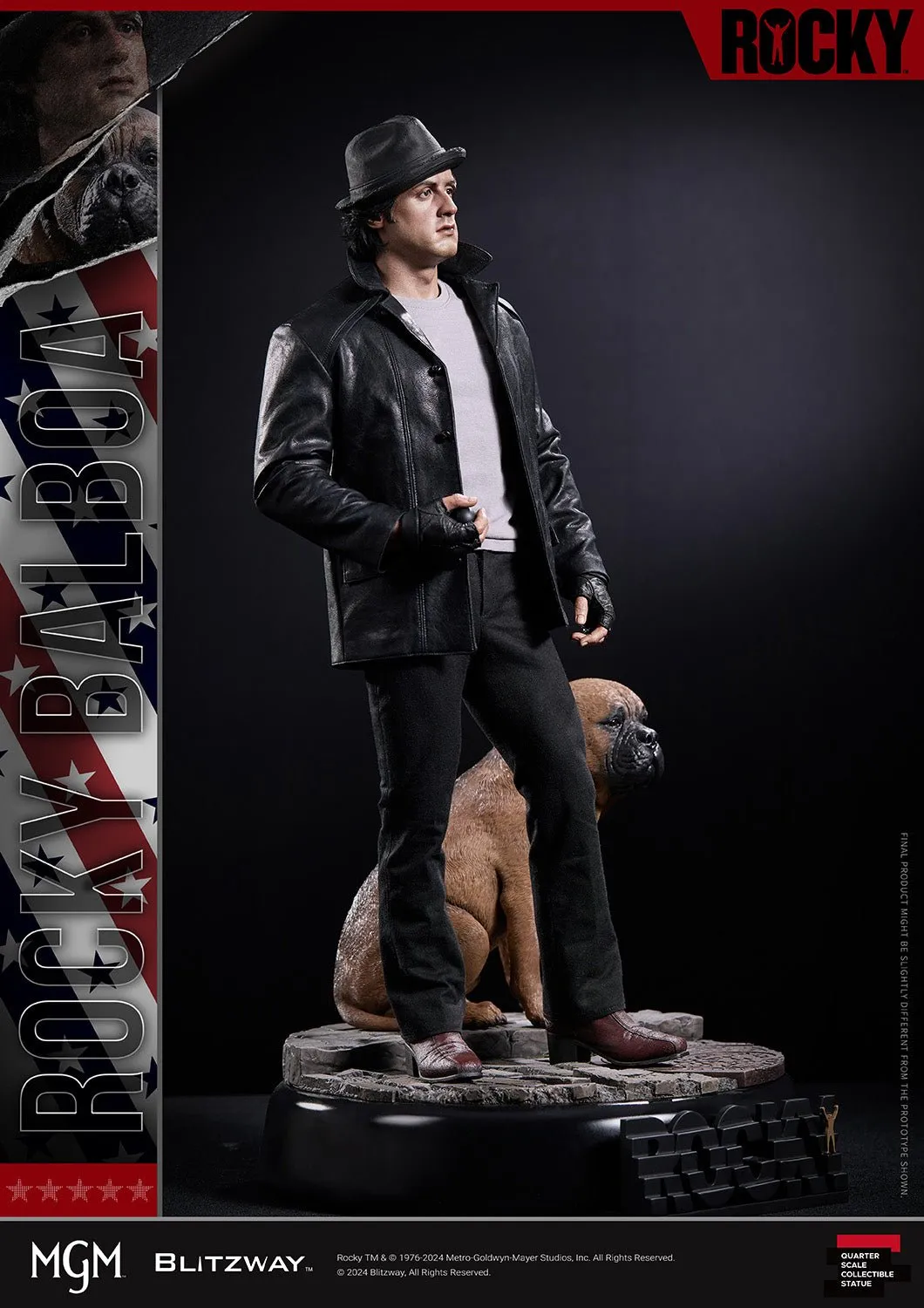 PRE-ORDER: Blitzway Rocky 1976 Rocky Balboa & Butkus 1/4 Superb Scale Statue