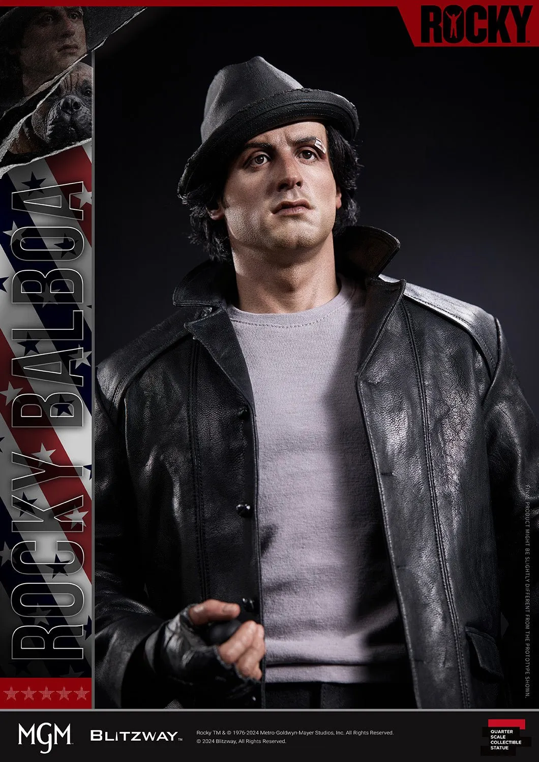 PRE-ORDER: Blitzway Rocky 1976 Rocky Balboa & Butkus 1/4 Superb Scale Statue