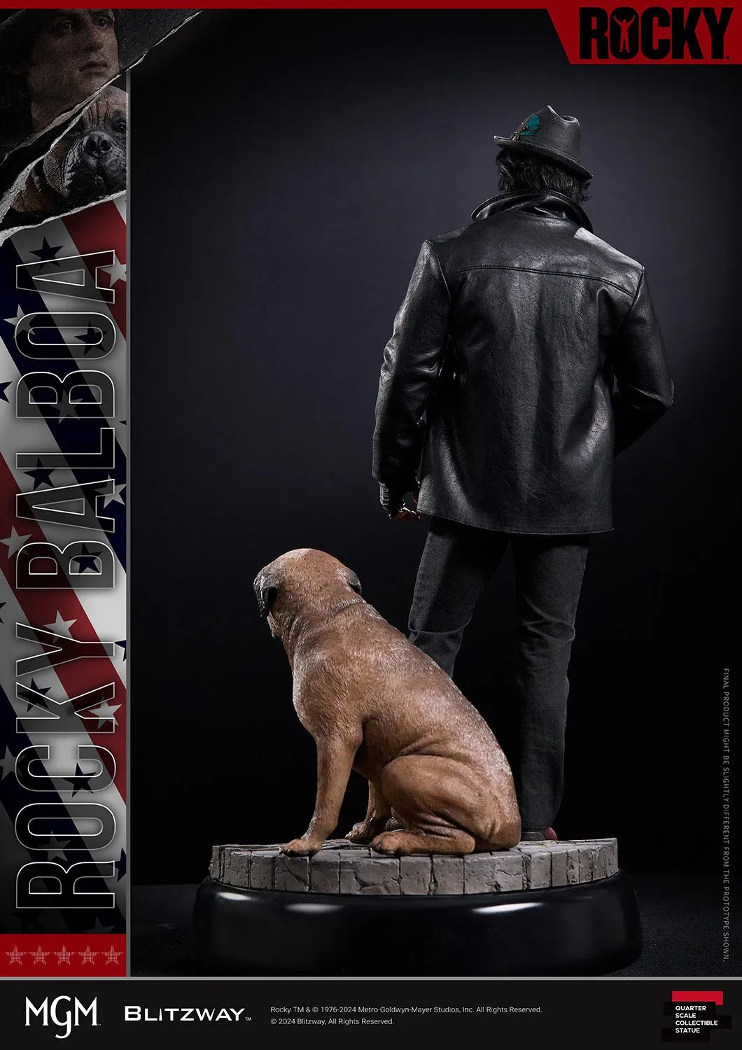 PRE-ORDER: Blitzway Rocky 1976 Rocky Balboa & Butkus 1/4 Superb Scale Statue