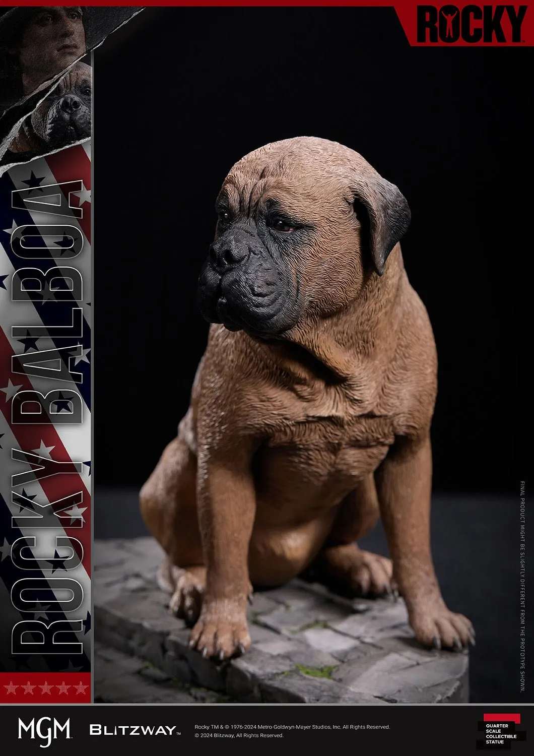 PRE-ORDER: Blitzway Rocky 1976 Rocky Balboa & Butkus 1/4 Superb Scale Statue