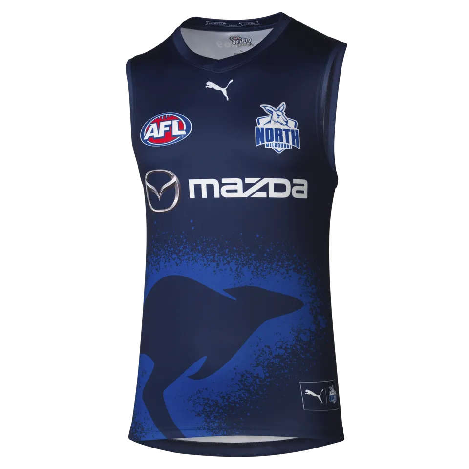 Puma 2024 North Melbourne Kangaroos Training Guernsey