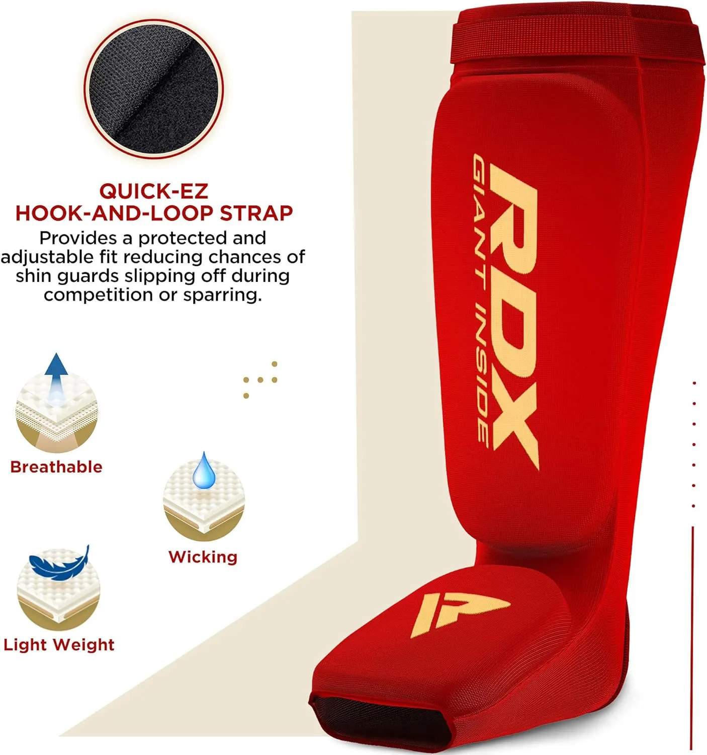 RDX SI Mma Gel Padded Lightweight Shin Instep Guard