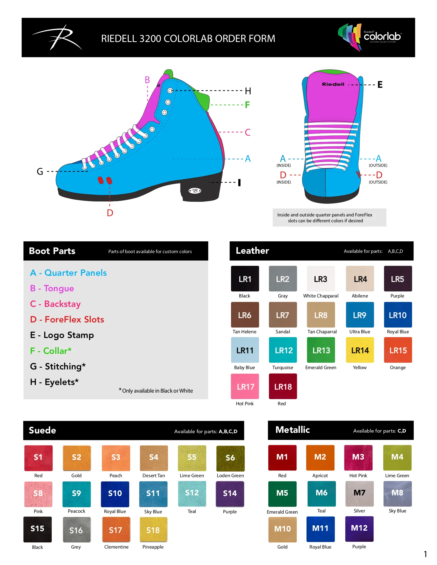 Riedell ColorLab