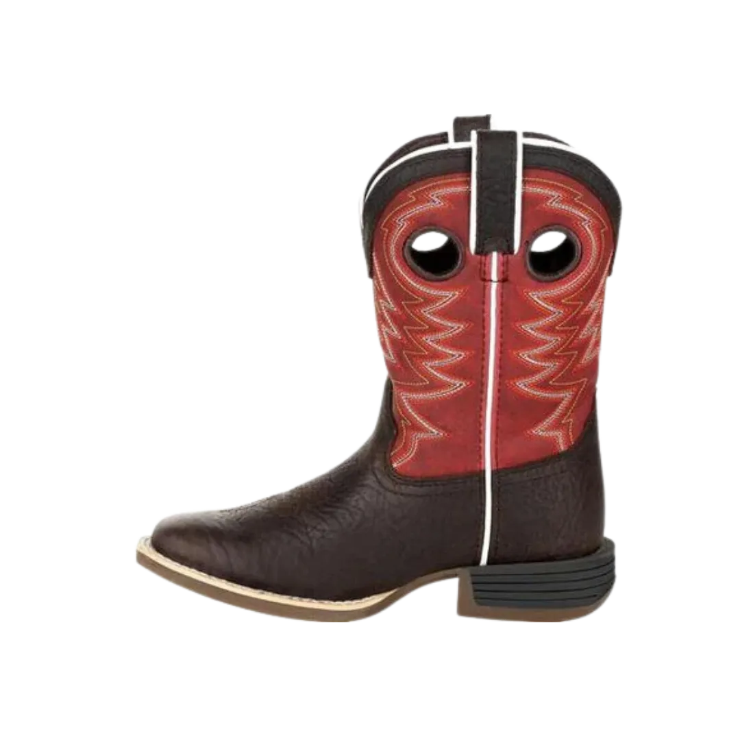 Rocky Durango Lil' Rebel Pro Kid's Red Square Toe Boot