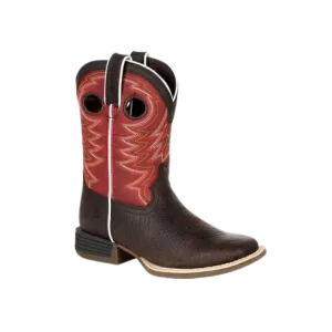 Rocky Durango Lil' Rebel Pro Kid's Red Square Toe Boot