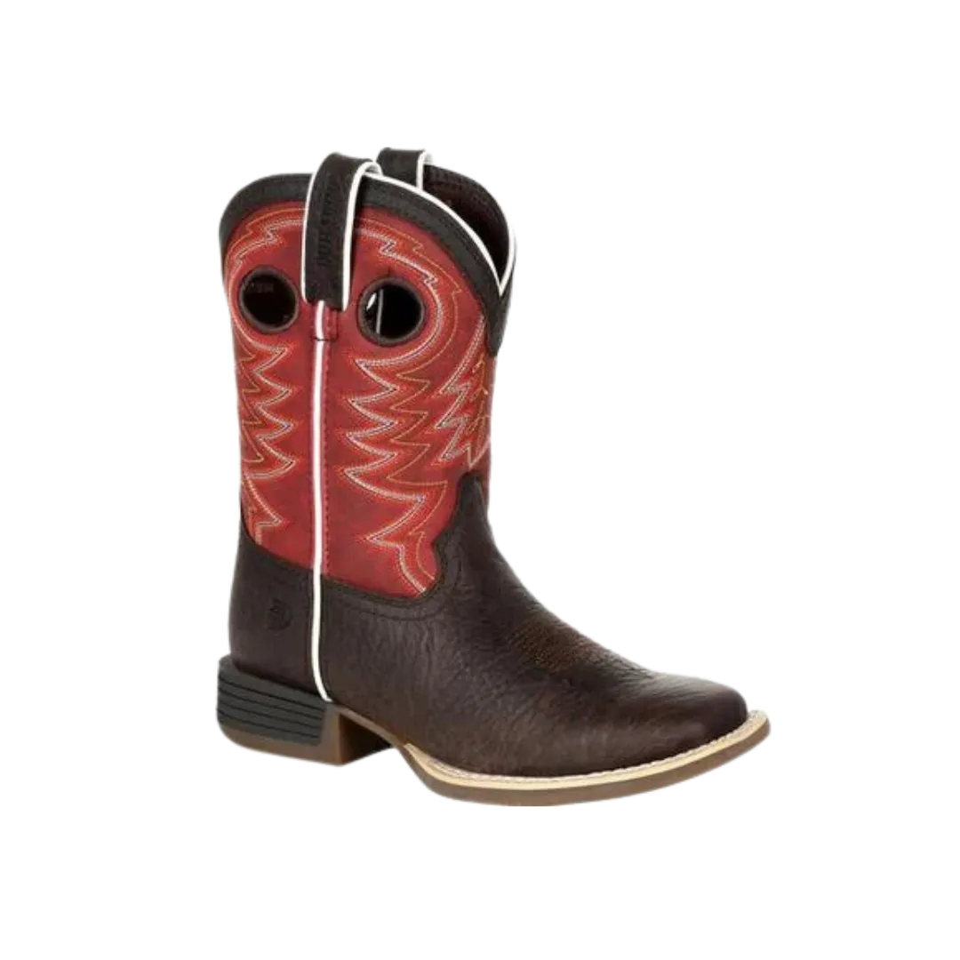 Rocky Durango Lil' Rebel Pro Kid's Red Square Toe Boot