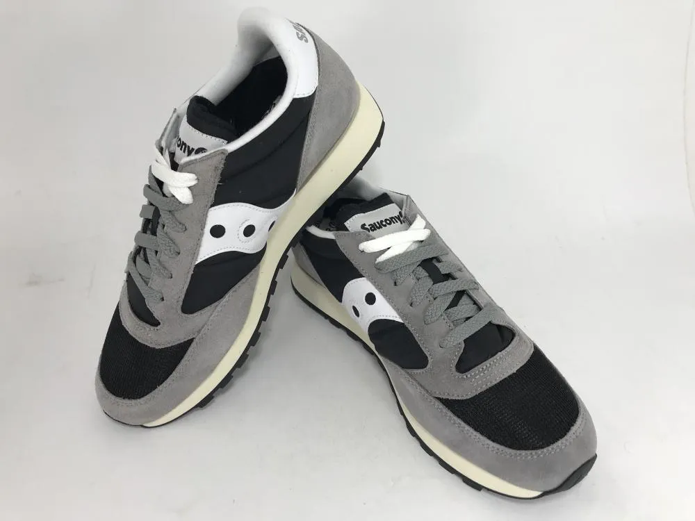 Saucony Originals scarpa sneakers da uomo Jazz Vintage S70368 37 grigio nero bianco