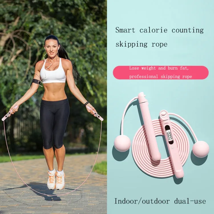 Smart Corded / Cordless Dual-Use Bluetooth APP Counting Skipping Rope(Gray)