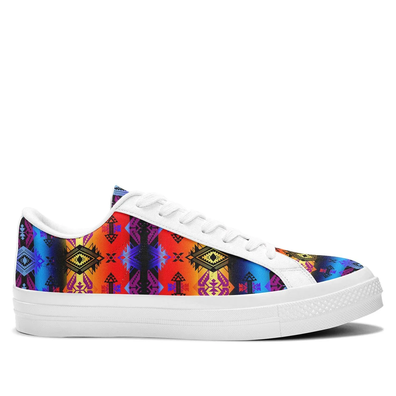 Sovereign Nation Sunset Aapisi Low Top Canvas Shoes White Sole