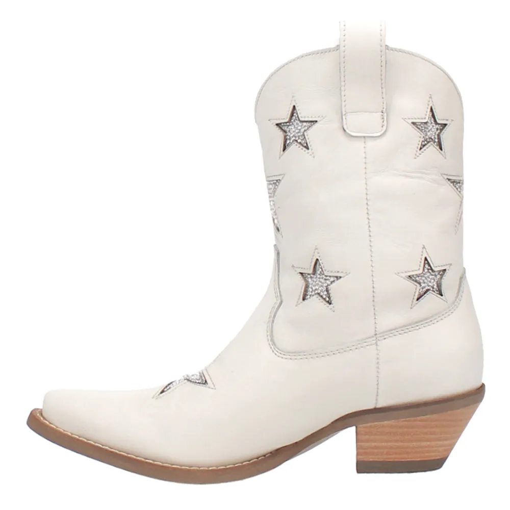 Star Struck Tooled Inlay Snip Toe Cowboy Boots