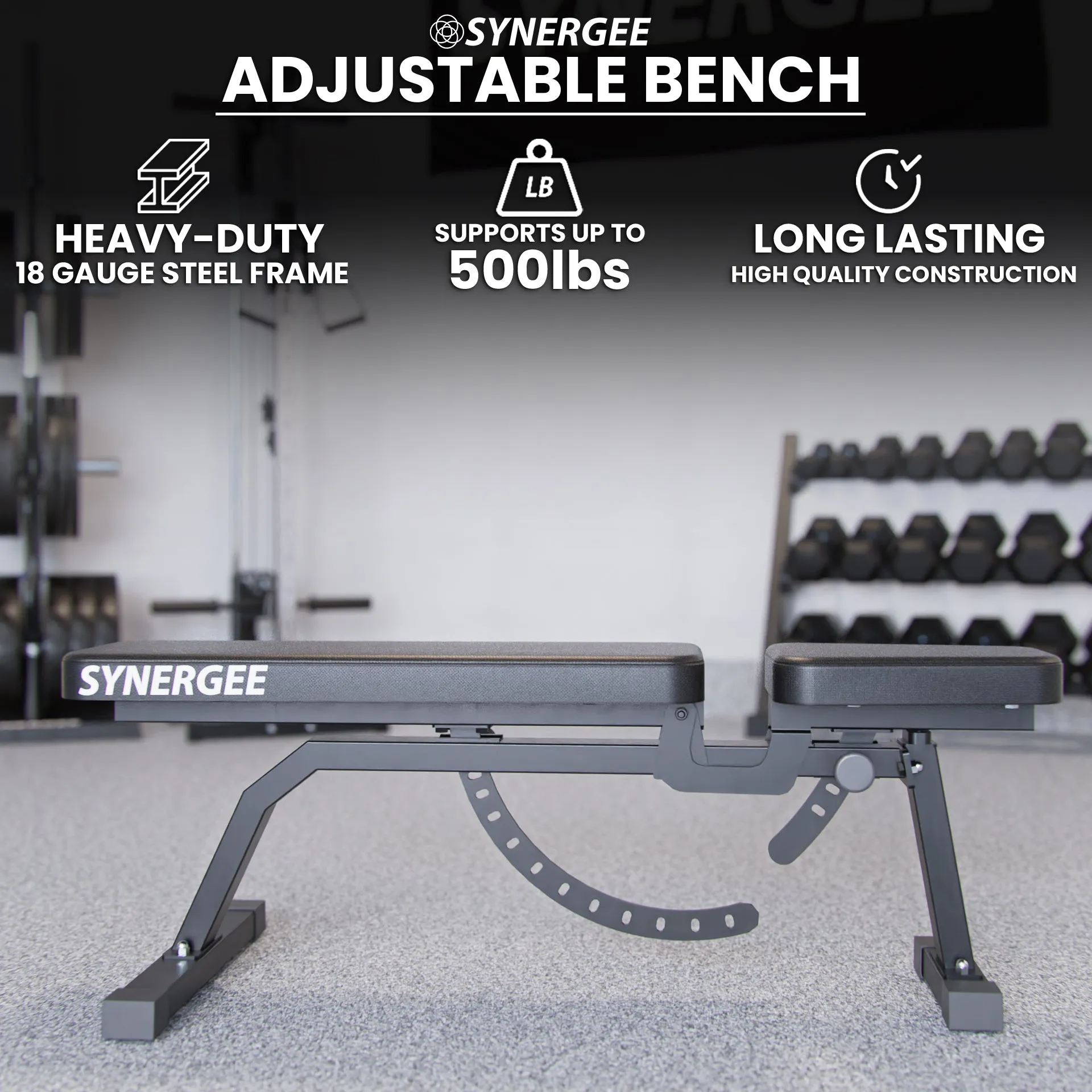 Synergee Adjustable Incline Bench