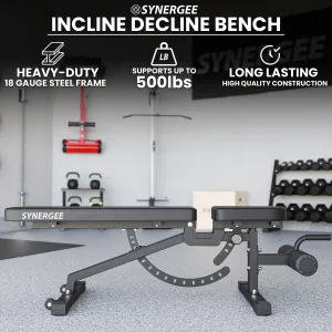 Synergee Adjustable Incline Decline Bench