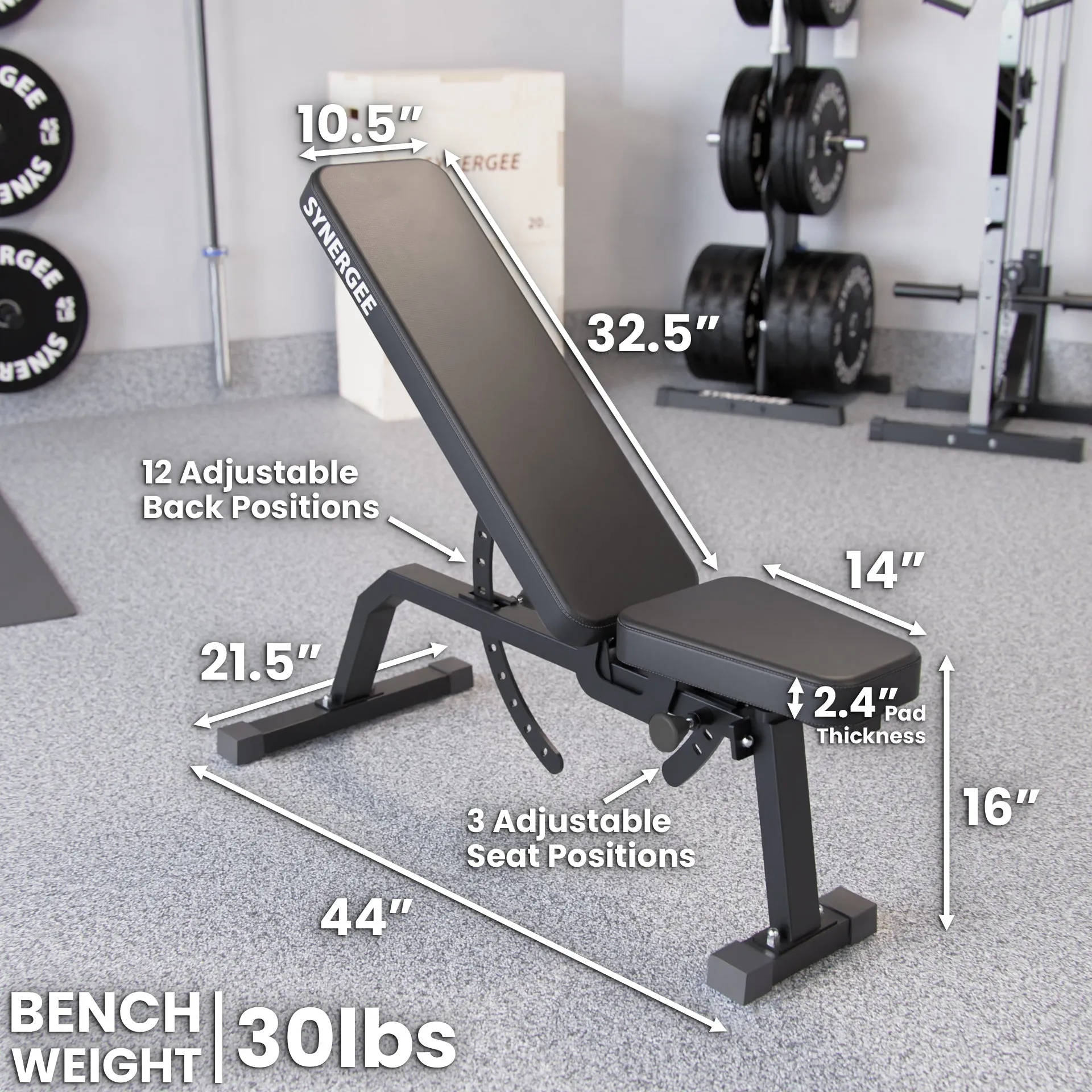 Synergee Flat Bench