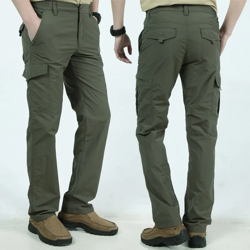 Tactical Pants, Men's Casual Army Military Style Trousers, Men's Cargo Pants - Waterproof Quick Dry Trousers