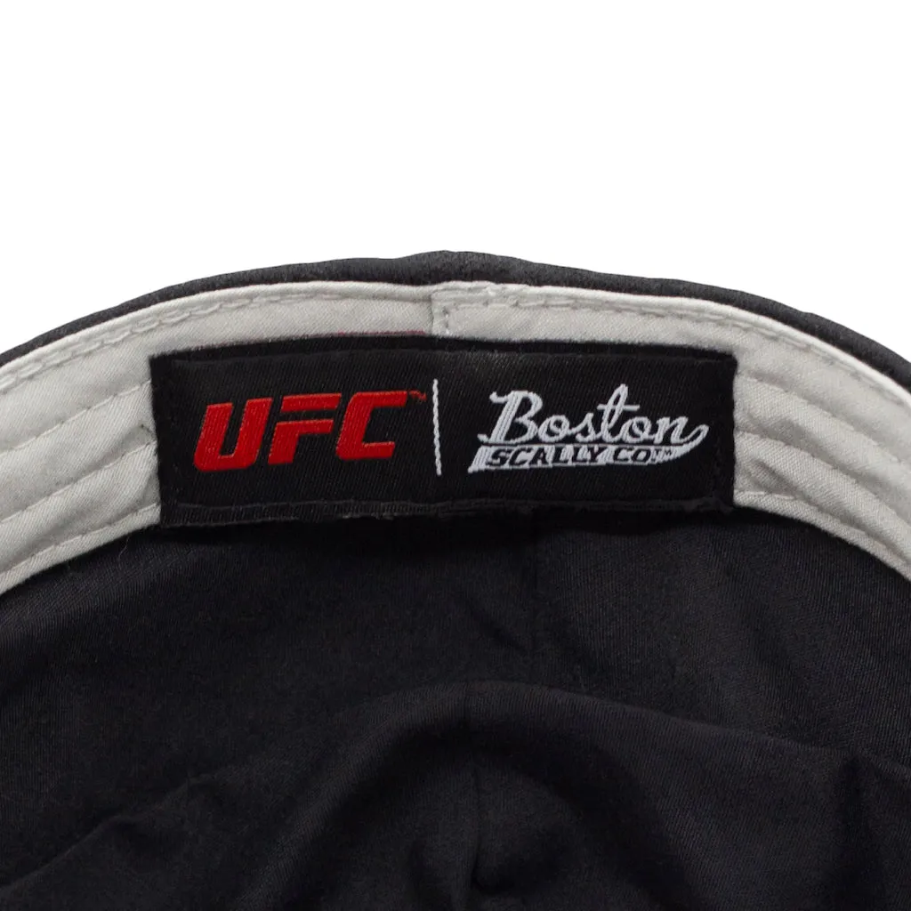 The UFC Eight Panel Boston Scally Cap - Black