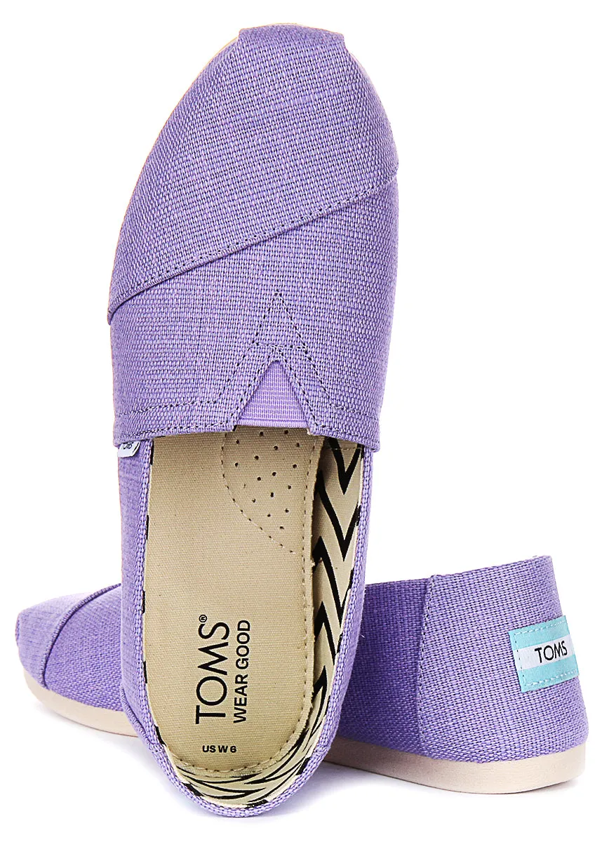 Toms Alpargata Heritage In Lilac For Women