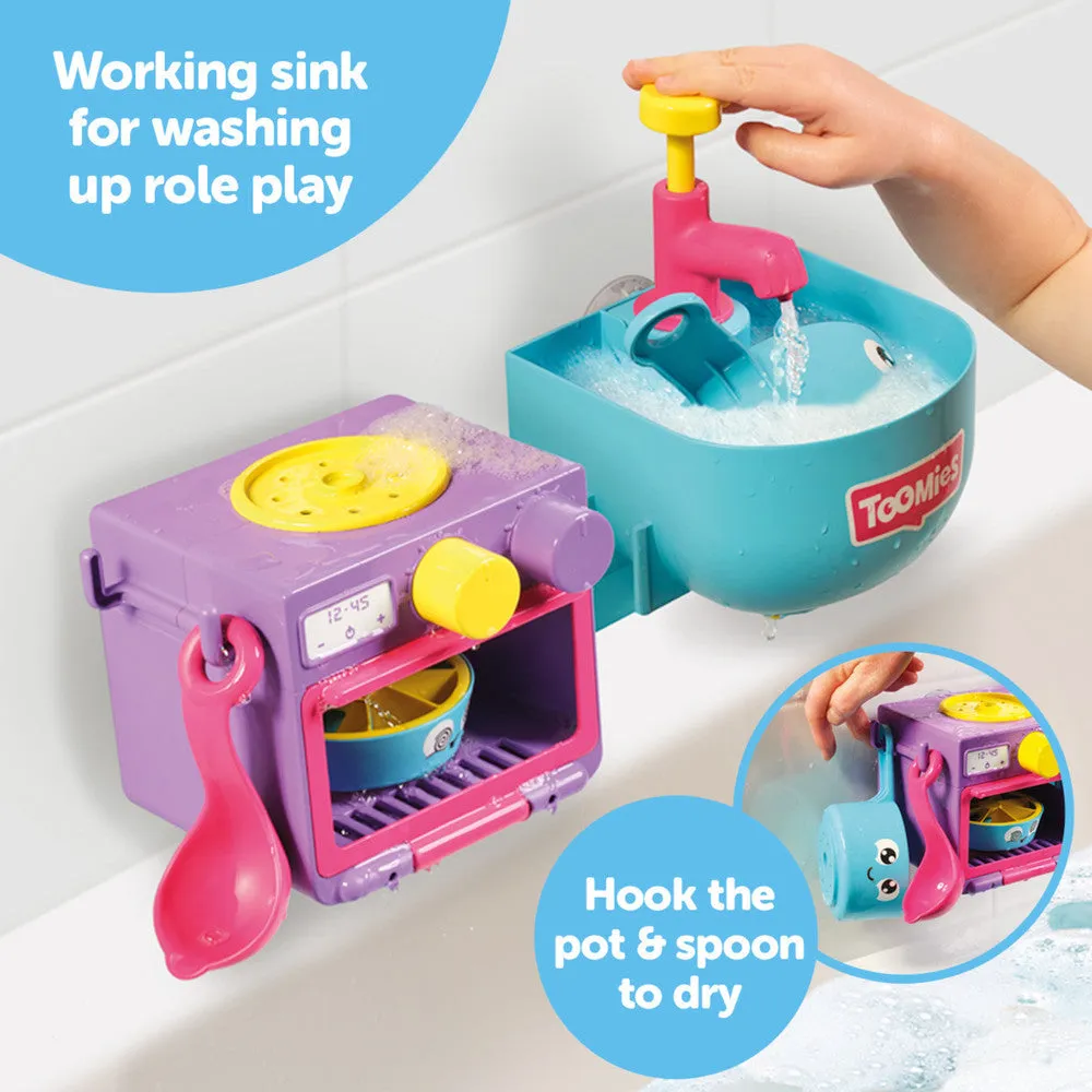 Tomy Toomies Bubble & Bake Bathtime Kitchen