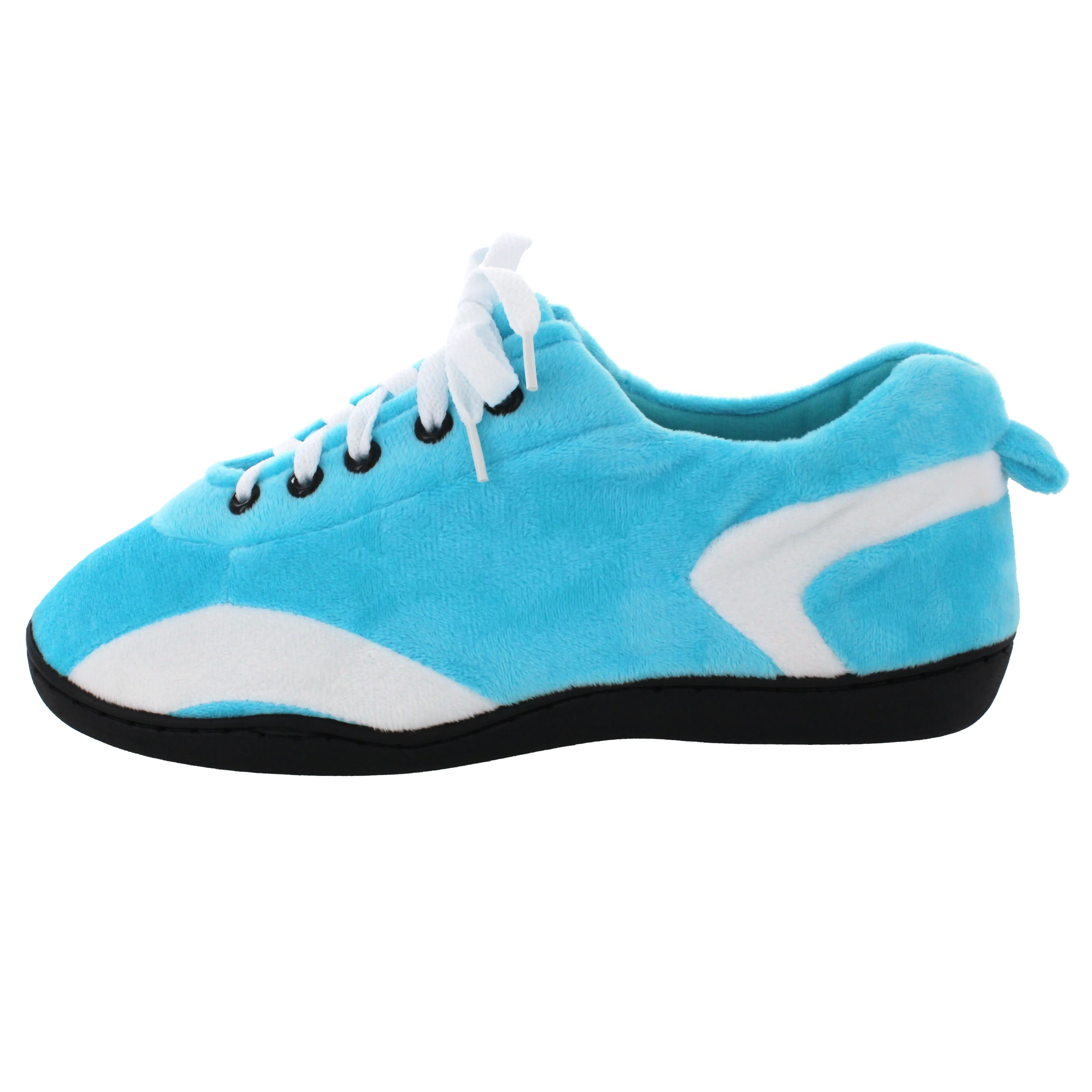 Turquoise and White All Around Indoor Outdoor Slipper