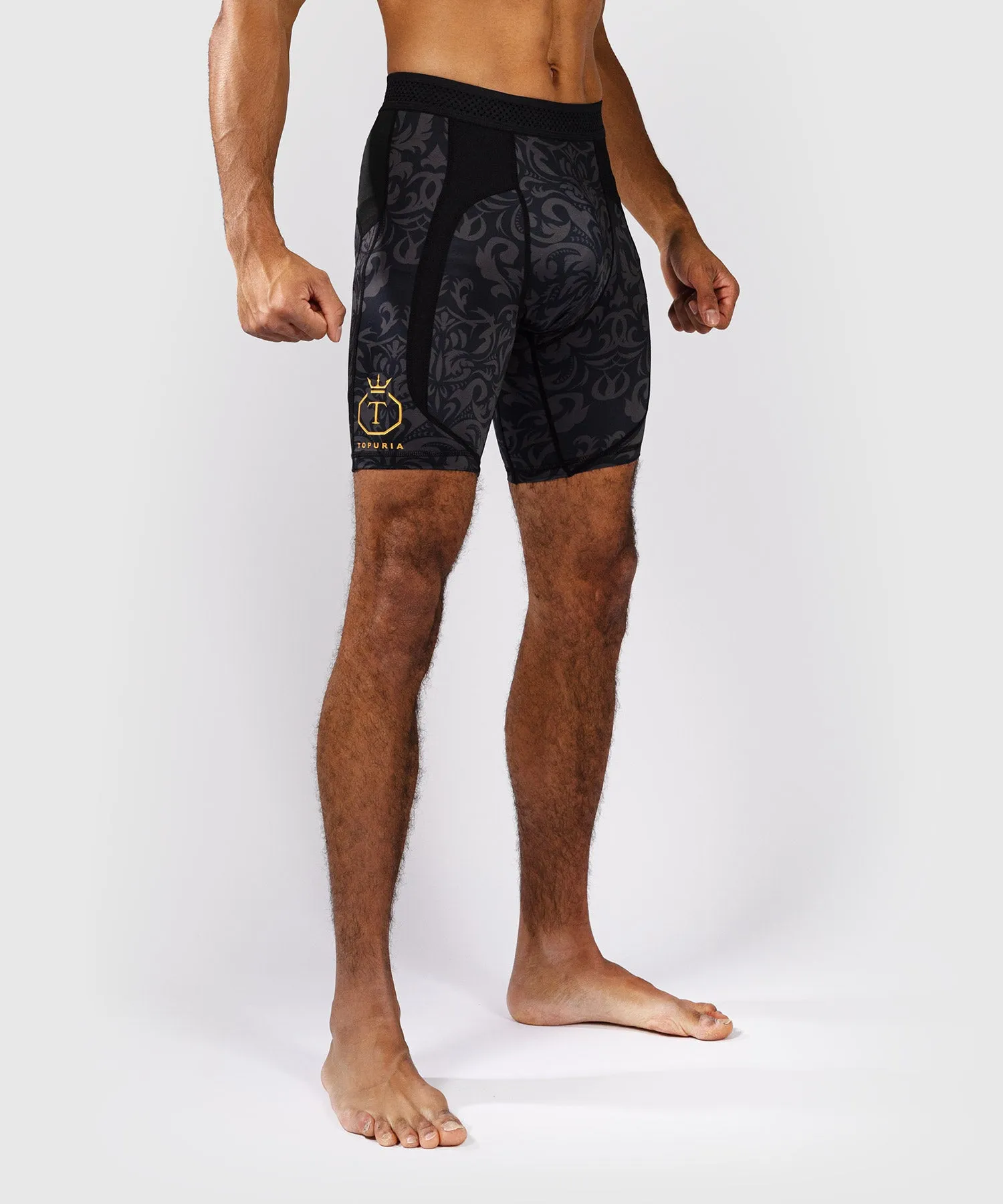 Venum x Ilia Topuria Unmatched Vale Tudo Shorts - Black/Gold