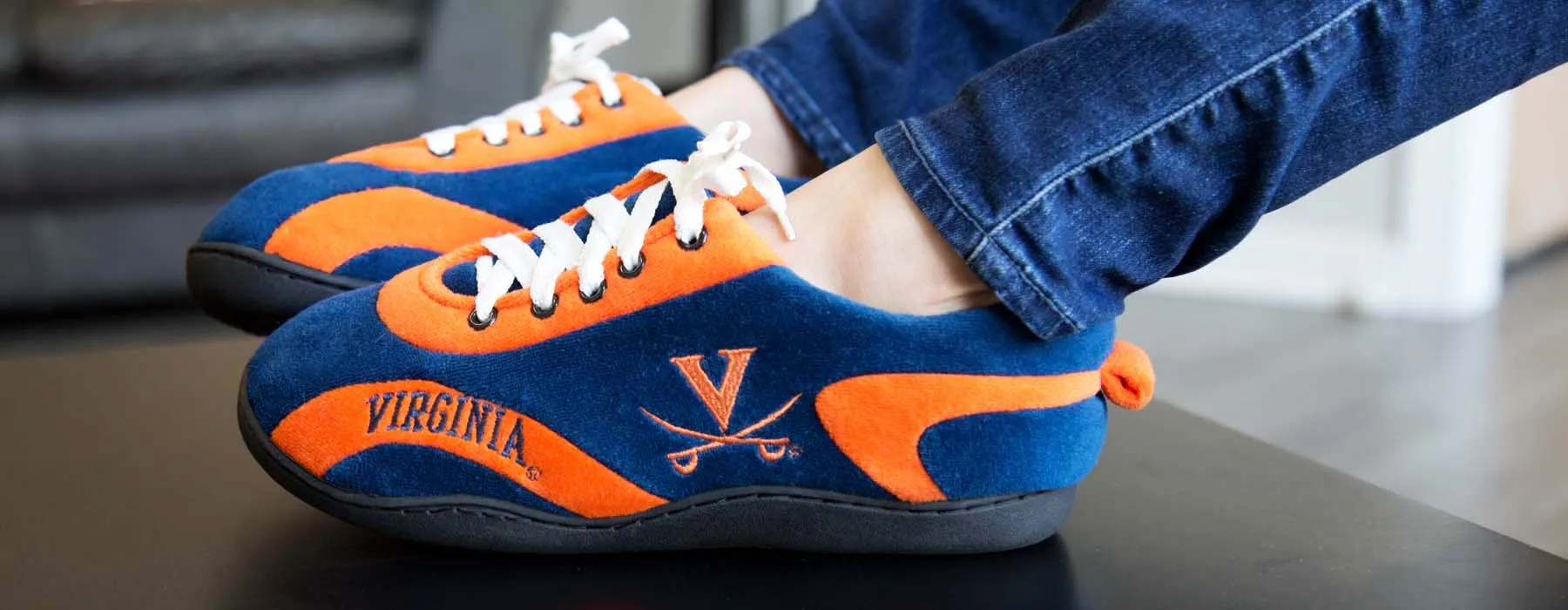 Virginia Cavaliers All Around Rubber Soled Slippers