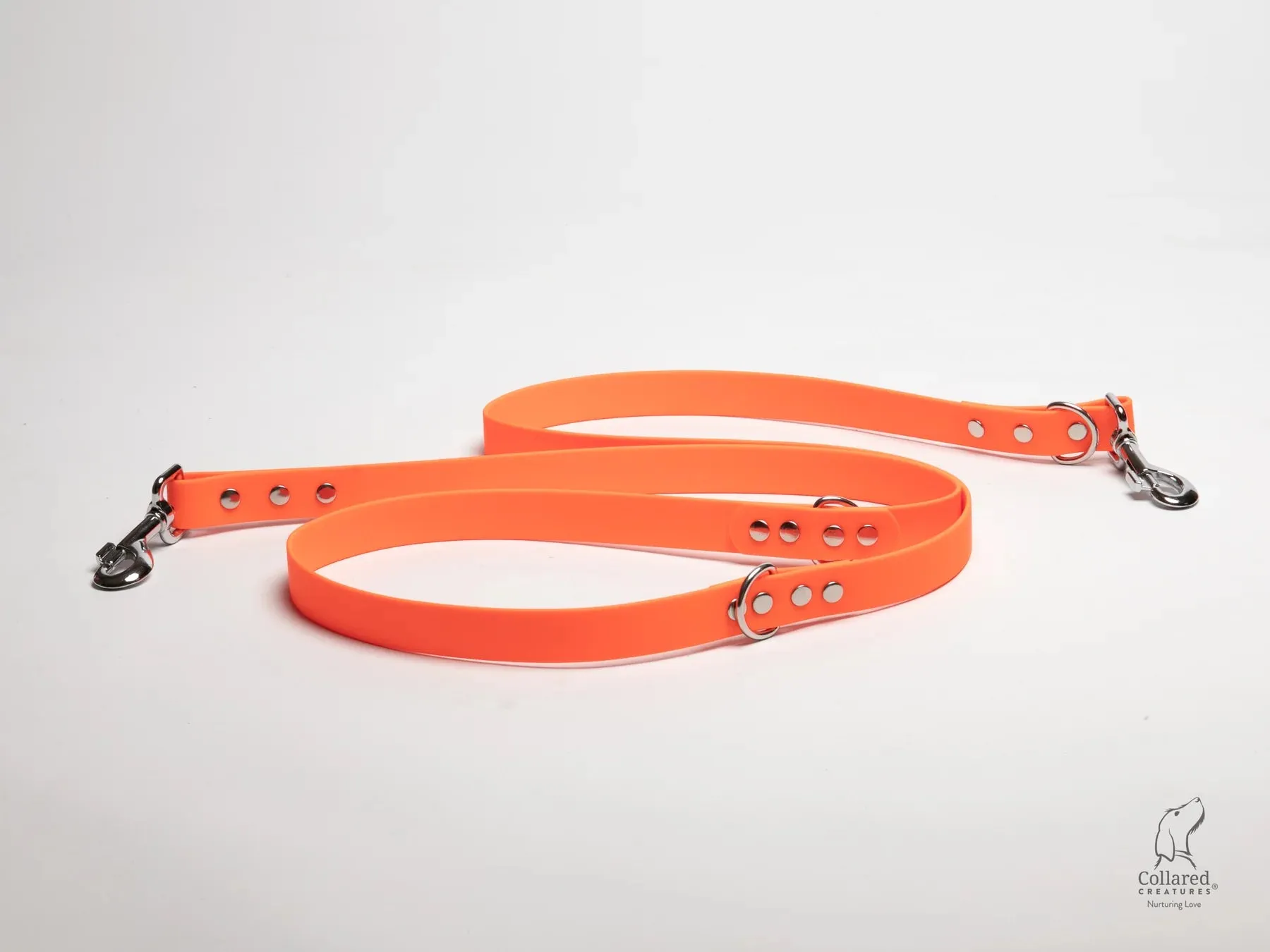 Waterproof Training Leads Silver or Gold Hardwear