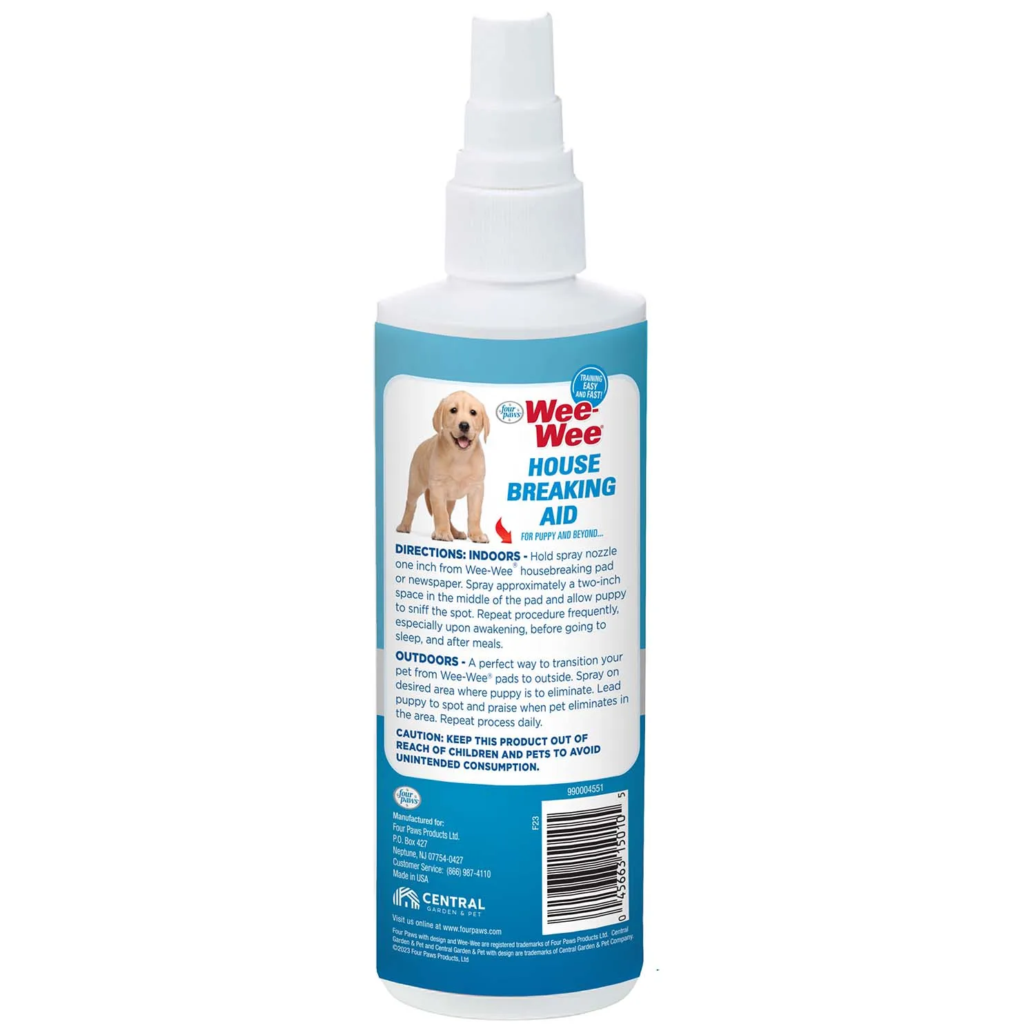 Wee-Wee Housebreaking Aid, Puppy & Dog Potty Training Spray, 8 oz