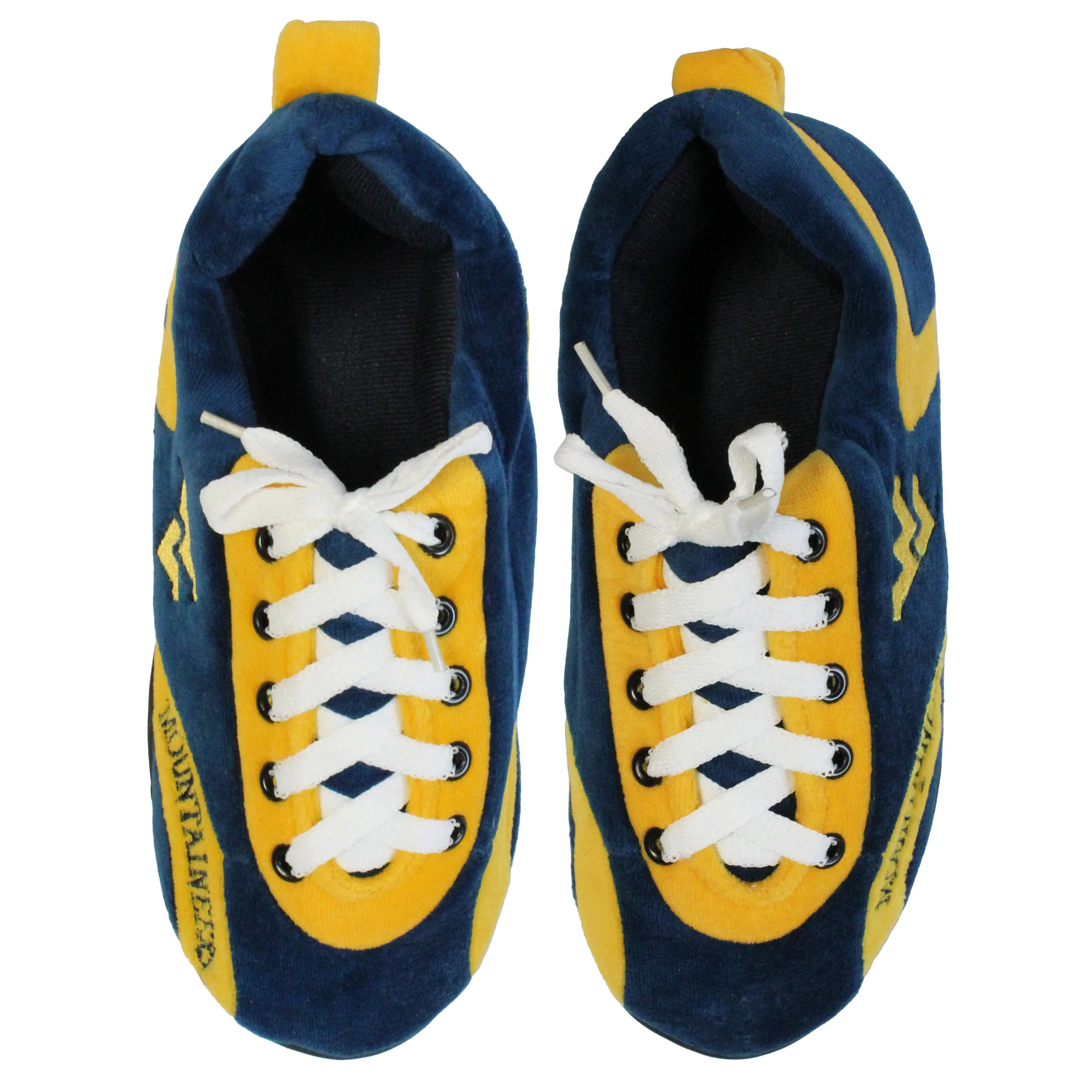 West Virginia Mountaineers All Around Rubber Soled Slippers