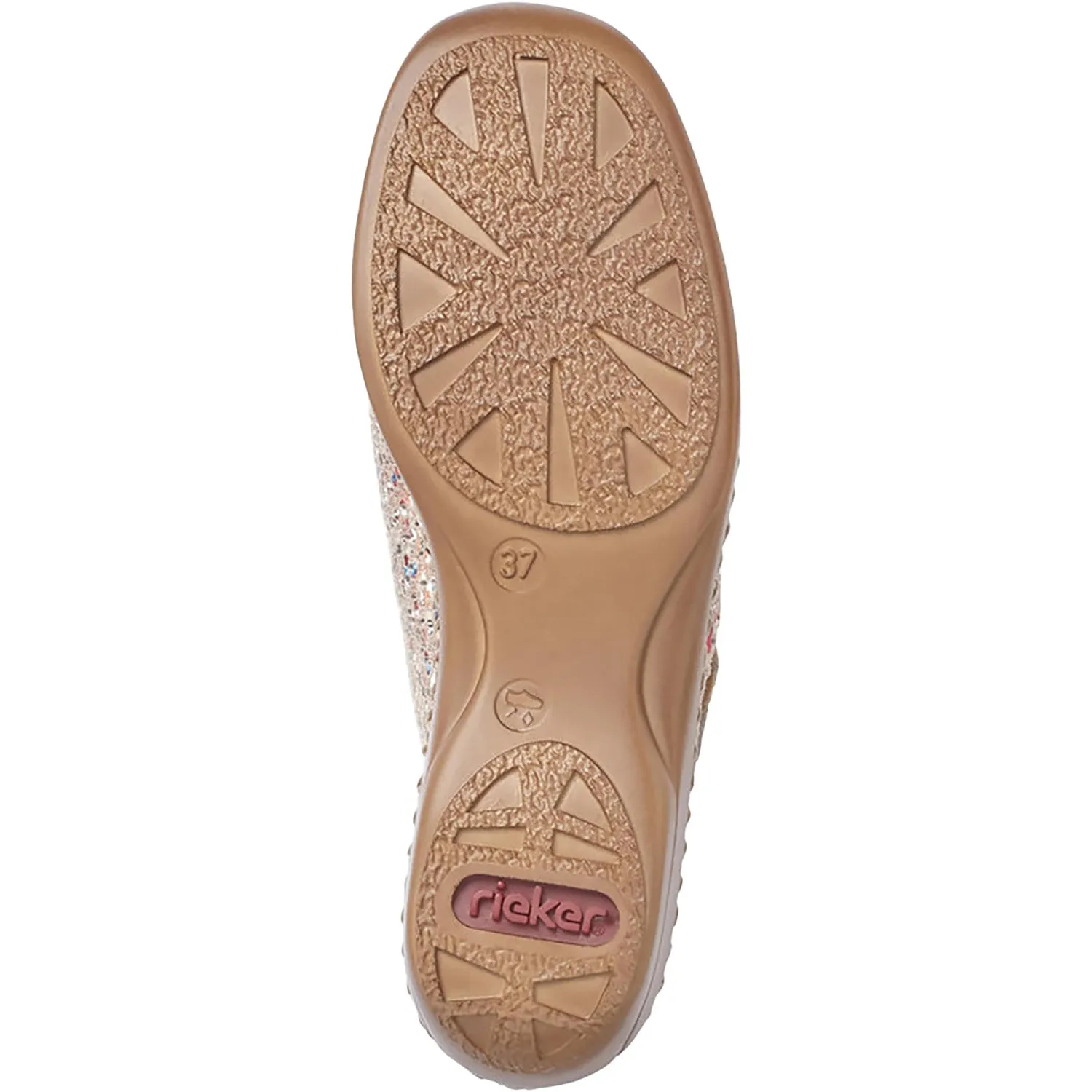 Women's Rieker 413J2-60 Doris J2 Beige Leather