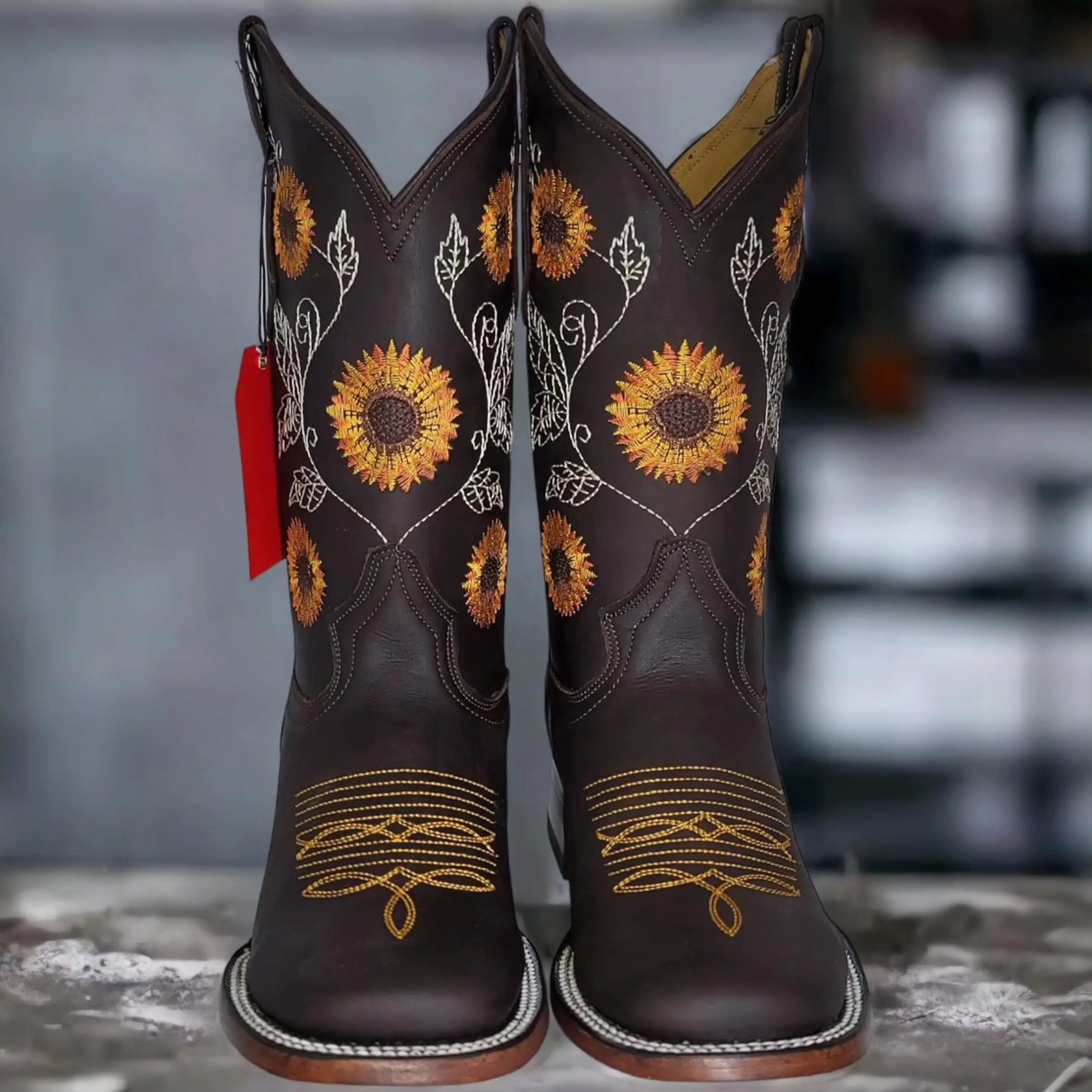 Women's Sunflower Cowboy Boots