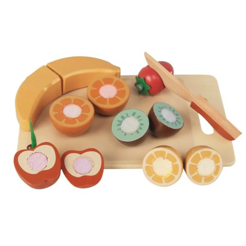 Wooden Pretend Play, Cutting Fruits, FSC