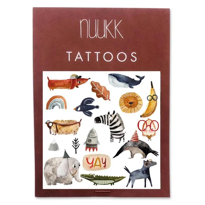 '‘Yay'' Organic Temporary Tattoos