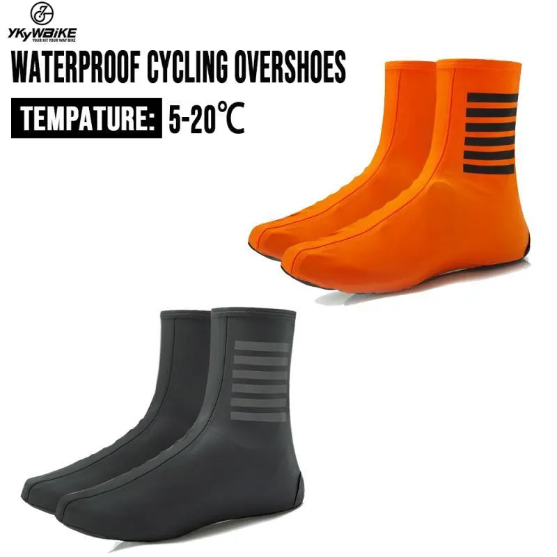 YKYW MTB Cycling Pro Team & Classic Shoes Covers Winter 5-20°C Ultra-high-tech Rainproof Windproof Keep Warm Reflective Breathable Resilient 2 Colors